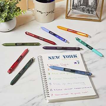 Paper Mate InkJoy Gel Pens, Medium Point, Pure Blue, 12 Count