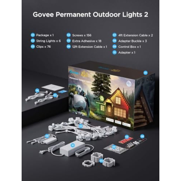 Govee Permanent Outdoor Lights for Year-Round Ambiance