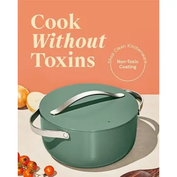 Caraway 6.5 Quart Dutch Oven - Stylish & Non Toxic Cookware