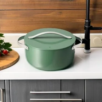 Caraway 6.5 Quart Dutch Oven - Stylish & Non Toxic Cookware