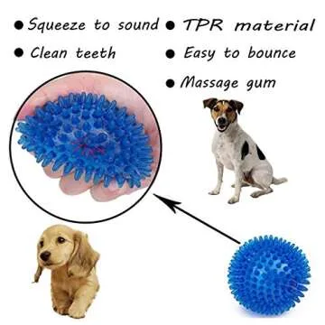 Bouncy Floating Teeth Cleaning Spiky Ball for Dogs