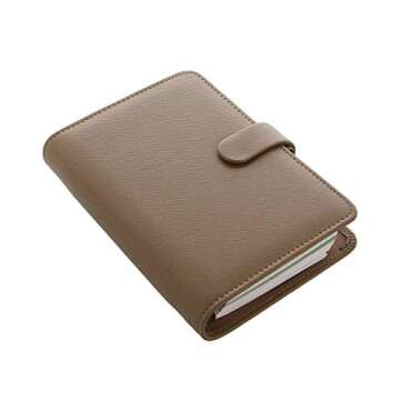 Filofax Personal Saffiano Organiser - fawn