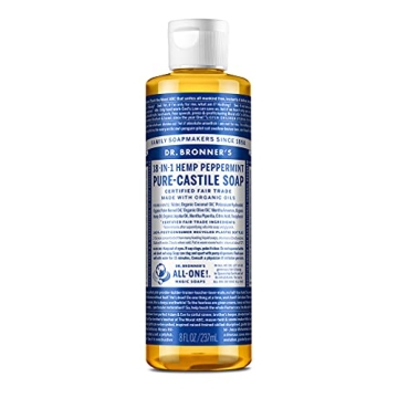 Dr. Bronner's Peppermint Castile Soap - Eco-Friendly Cleanser