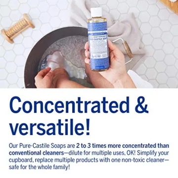 Dr. Bronner's Peppermint Castile Soap - Eco-Friendly Cleanser