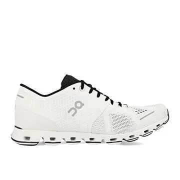 On Running Mens Cloud X Textile Synthetic Trainers (10, White/Black)
