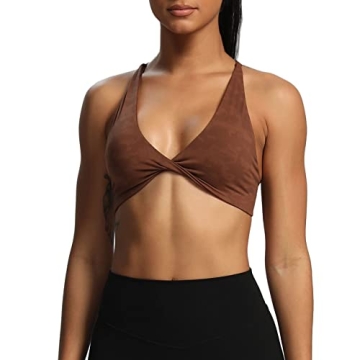 Aoxjox Women's Sienna Low Impact Bra - Stylish Backless Sports Bra