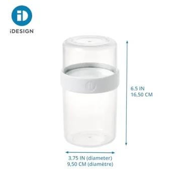 iDesign Stack n’ Snack Recycled Plastic Pantry Canister