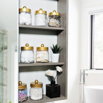 Stylish Farmhouse Apothecary Jar Set for Home Storage