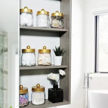 Stylish Farmhouse Apothecary Jar Set for Home Storage
