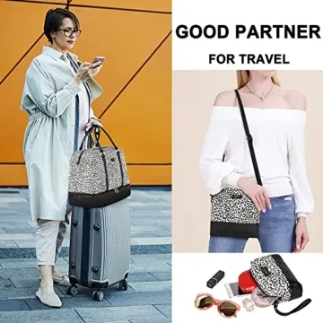 IBFUN Weekender Bags for Women Spacious Travel Duffle