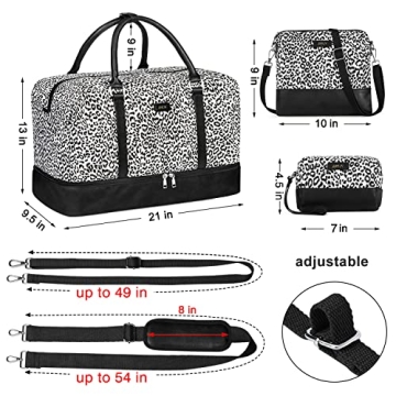 IBFUN Weekender Bags for Women Spacious Travel Duffle