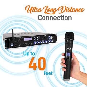Pyle 3000W Bluetooth Multi-Channel Pre-Amplifier System
