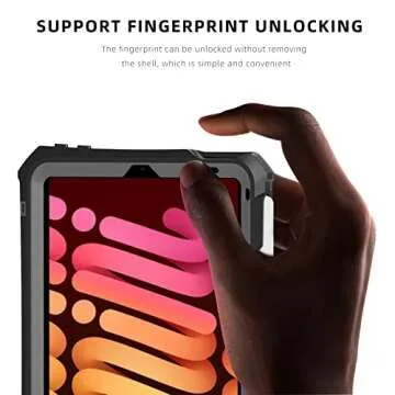 VGGNUU iPad Mini 6 Waterproof Case for All Adventures