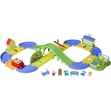 Peppa Pig Town Playset for Preschool Kids