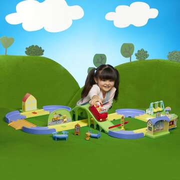 Peppa Pig Town Playset for Preschool Kids