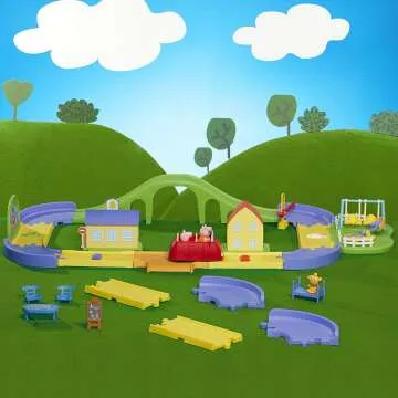 Peppa Pig Town Playset for Preschool Kids