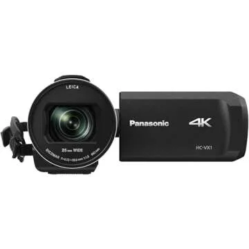 Panasonic HC-VX1 4K Camcorder with DEICOMAR Lens