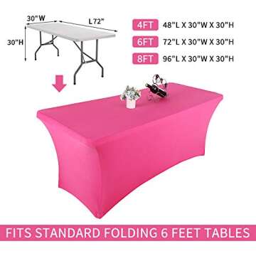 Yetomey Fitted Spandex Tablecloths for Any Event