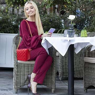 Gondiane 2Pcs Flat Purse Chain Strap Crossbody Bag Replacement Strap with Metal Buckles(31.5 Inches/80cm, Gold)