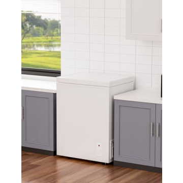 2.5 Cu.Ft Chest Freezer - Energy Efficient, Quiet, Ideal for Small Spaces