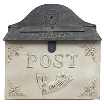 The Nifty Nook I Vintage Style Post Box I Nostalgic Charm Home Decor I Farmhouse Design I 12.75" Wid...