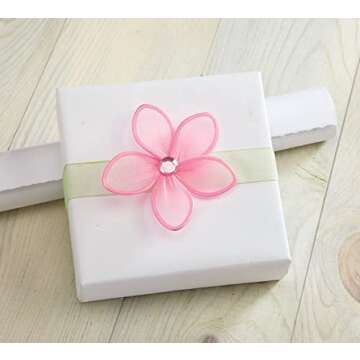 Current Kraft Rolled Wrapping Paper - Pack of 3 Rolls, Jumbo 23-Inch x 32-Foot Christmas Gift Wrap, 183 Square Feet Total, Natural, Red, and White Solid Rolls