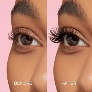 KISS imPRESS False Eyelashes, Lash Clusters, Falsies, Bold Natural', 12mm-14mm, Includes 12 pieces of pre-bonded lashes, Contact Lens Friendly, Easy to Apply, Reusable Strip Lashes