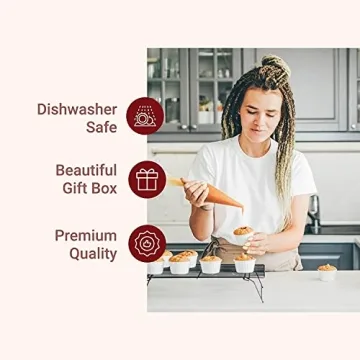 KITCHTIC Piping Bag Set for Perfect Cake Decorating