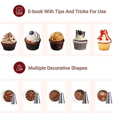 KITCHTIC Piping Bag Set for Perfect Cake Decorating