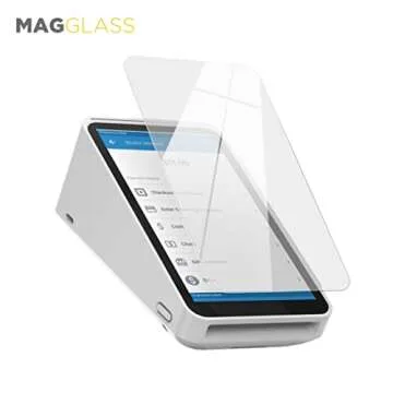 magglass 2-Pack for Square Terminal Screen Protector - Ultra Scratch Resistant (2x Toughened Tempered Glass)