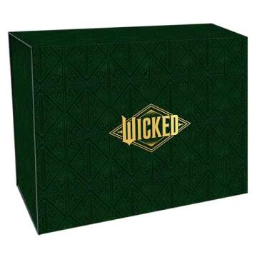 Wicked Exclusive Limited-Edition Giftset with Gold Tone Metal Bookends [4K UHD + Blu-ray + Digital]
