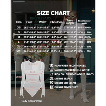 MANGOPOP Elegant Mock Turtle Neck Bodysuit for Women