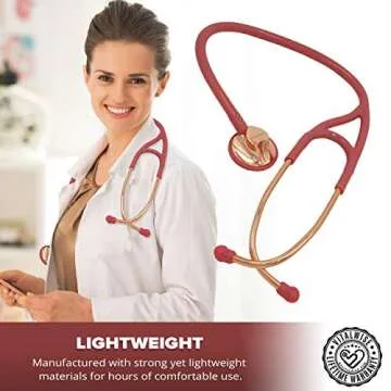 Stylish VITALWISE Heart Shaped Stethoscope for Professionals