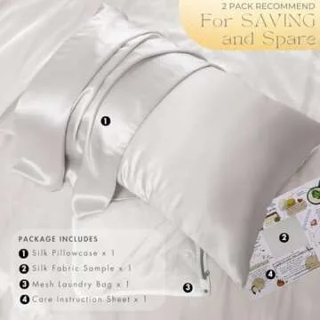 PROMEED Luxury Mulberry Silk Pillowcase for Healthy Skin