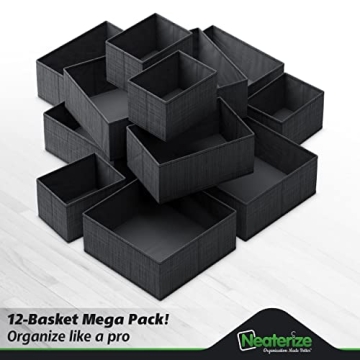 Drawer Organizer Clothes Set of 12 for Nursery and Bedroom