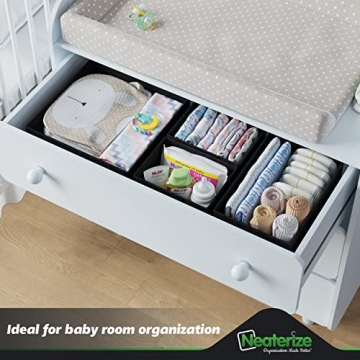 Drawer Organizer Clothes Set of 12 for Nursery and Bedroom