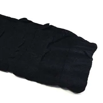 Bowbear Little Girls 3 Pair Layered Ruffles Leg Warmers, White, Black, Pink