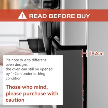 EUDEMON Childproof Oven Lock - Easy Installation & Safety