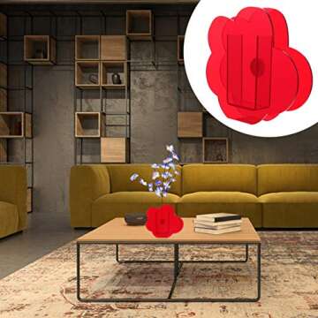 Elegant Acrylic Cloud Shape Flower Vase for Home Decor