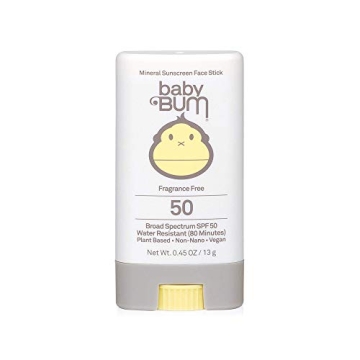 Sun Bum Baby SPF 50 Sunscreen Stick, Mineral Roll-On UVA/UVB Face and Body Protection for Sensitive ...