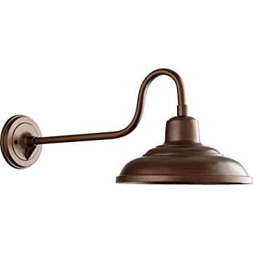 Quorum Lighting 771-86, Wall Mount Wall Sconce Lighting, 1LT, 75 Total Watts, Oiled Bronze