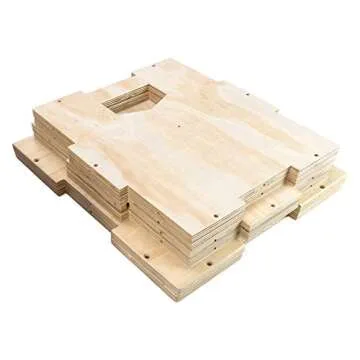 Ultra Fitness Gear Wooden Plyo Box: Adjustable Jump Training Gear