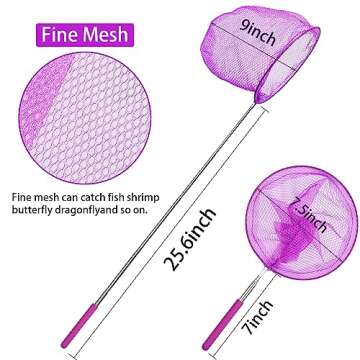 Explore Nature with 2 Pack Telescopic Insect Catching Nets for Kids