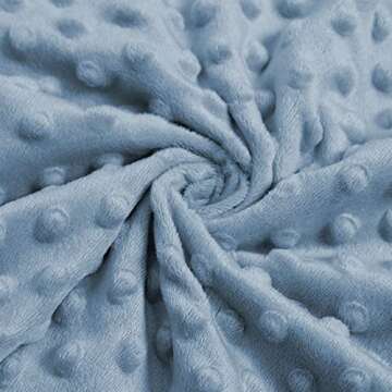 BORITAR Baby Blanket for Boys Girls Soft Plush Minky Fabric Blanket, Double Layer Dotted Backing with Cute Elephant Multicolor Printed for Toddler Newborn 30 x 40 Inch