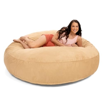 Jaxx 6 Foot Cocoon Bean Bag Chair for Cozy Lounging