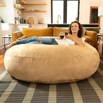 Jaxx 6 Foot Cocoon Bean Bag Chair for Cozy Lounging