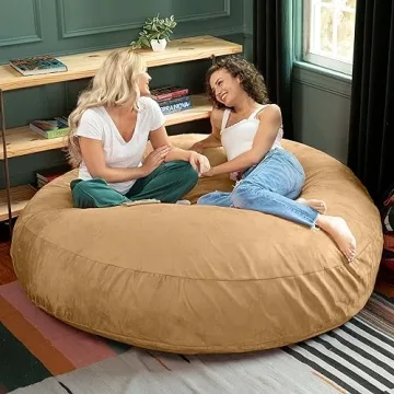 Jaxx 6 Foot Cocoon Bean Bag Chair for Cozy Lounging