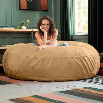 Jaxx 6 Foot Cocoon Bean Bag Chair for Cozy Lounging