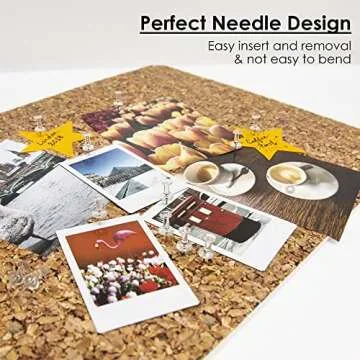 BAZIC Clear Push Pins - 100 Pack for Effective Organization