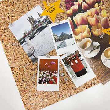 BAZIC Clear Push Pins - 100 Pack for Effective Organization